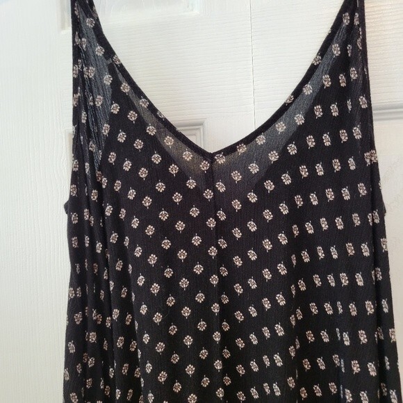 Lulu's Yours Tule Black Floral Print Maxi Dress Size Small/Medium - Picture 4 of 9